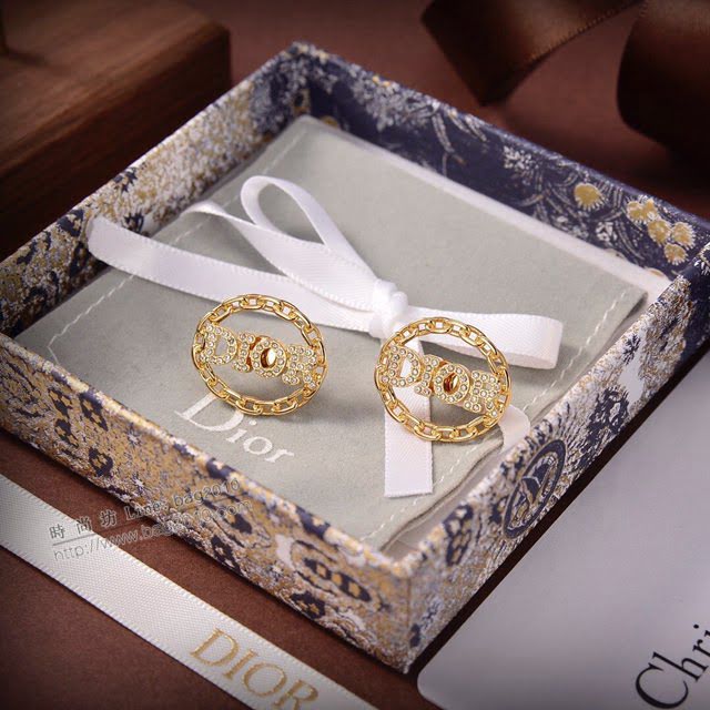 Dior飾品 2021新款DIOR迪奧字母耳釘耳環  zgd1404